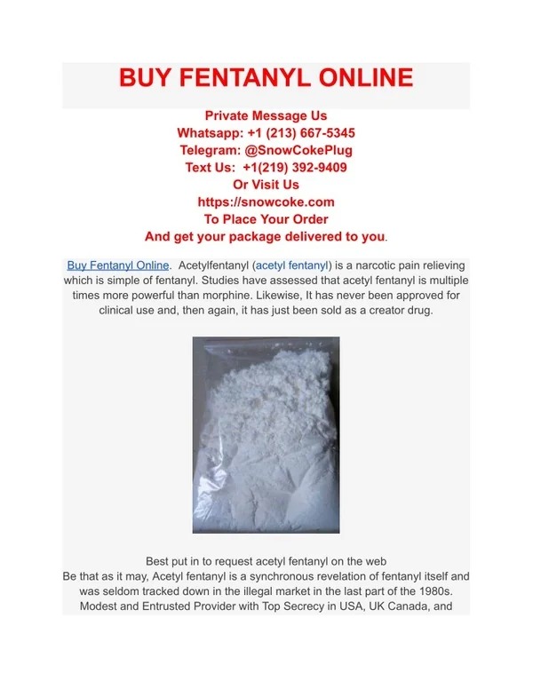 can i buy fentanyl without a prescription