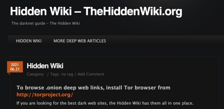 darknet market sites and how