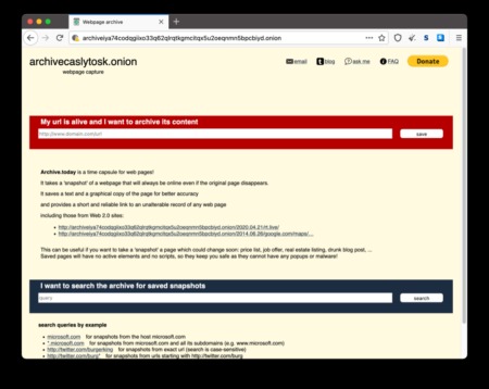 .onion dark web