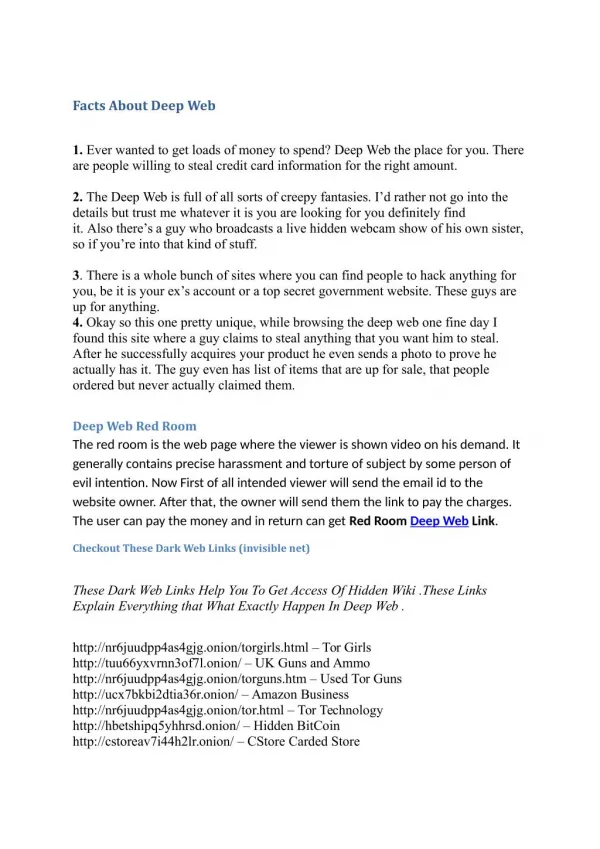 deep web links 2025